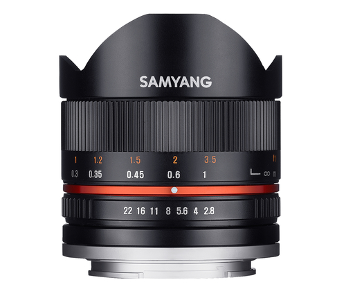 Obiettivo Samyang 8mm F2.8 UMC Fish-eye II SLR Nero