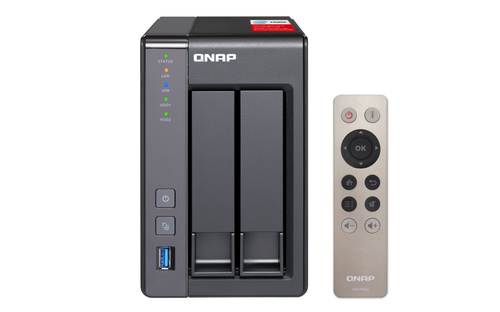 Server NAS QNAP TS-251+ Tower Collegamento ethernet LAN Grigio J1900 [TS-251+-2G]