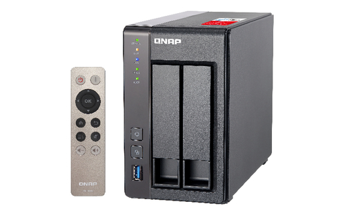 Server NAS QNAP TS-251+ Tower Collegamento ethernet LAN Grigio J1900 [TS-251+-8G]