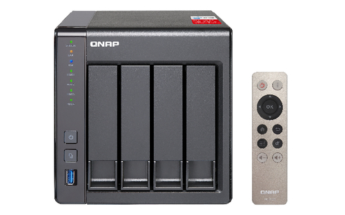 Server NAS QNAP TS-451+ Tower Collegamento ethernet LAN Nero J1900 [TS-451+-8G]