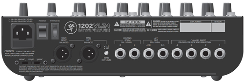 Mackie 1202VLZ4 mixer audio 12 canali 20 - 20000 Hz