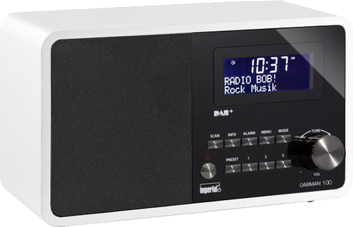 Radio DigitalBox DABMAN 100 Portatile Digitale Bianco [22-222-00]