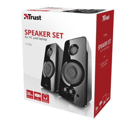 Altoparlante Set altoparlanti pc Trust Tytan 2.0 Speaker 21560- Mini-jack 3,5 mm 18W