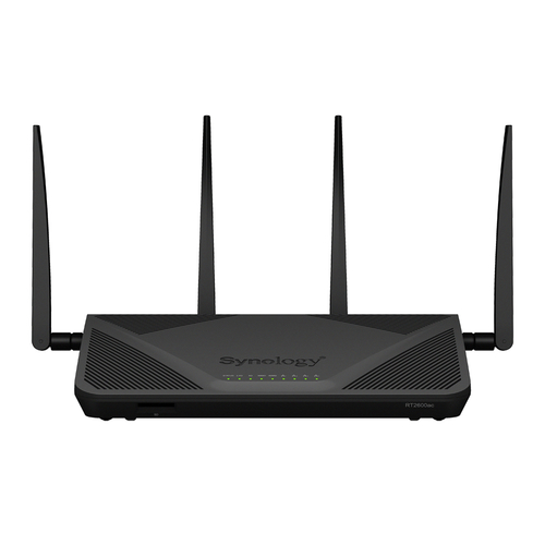 Synology RT2600AC router wireless Gigabit Ethernet Dual-band (2.4 GHz/5 GHz) Nero [RT2600AC]