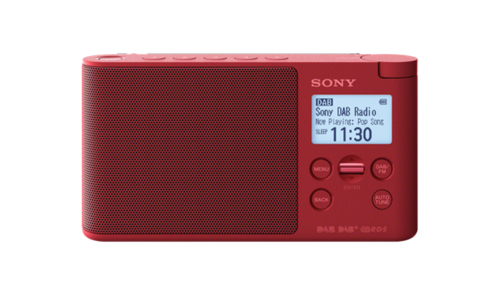 Sony XDR-S41D Radio Portatile Digitale Rosso