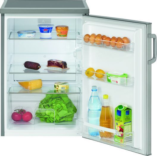 Bomann VS 2195 frigorifero Libera installazione Acciaio inossidabile 134 L A+++ [721952]