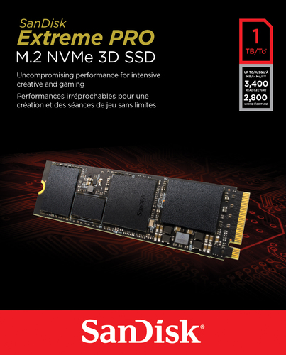 SSD SanDisk Extreme PRO M.2 1000 GB PCI Express 3.0 NVMe