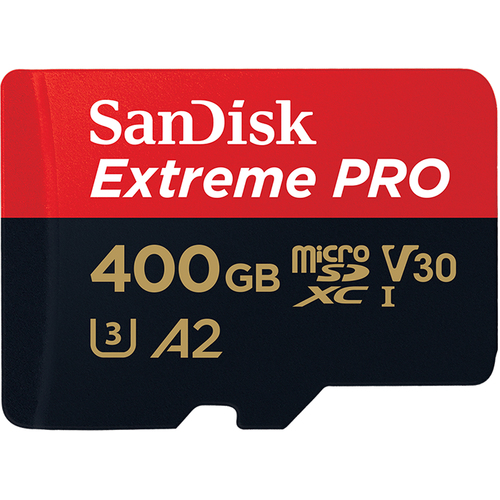 Memoria flash SanDisk EXTREME PRO UHS-I 400 GB MicroSDXC Classe 10 [SDSQXCZ-400G-GN6MA]