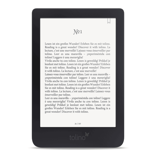 Lettore eBook Tolino Shine 3 lettore e-book Touch screen 8 GB Nero [4016621126872]