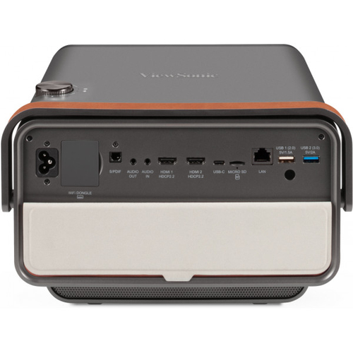 Viewsonic X10-4K videoproiettore 2400 ANSI lumen LED 2160p (3840x2160) Compatibilità 3D Proiettore desktop Nero, Marrone [X10-4K]