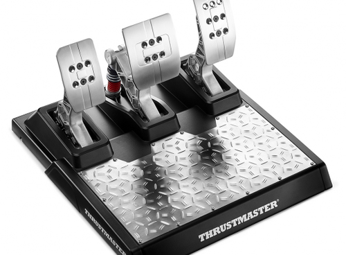 Thrustmaster T-LCM Nero, Acciaio inossidabile USB Pedali PC, PlayStation 4, Xbox One