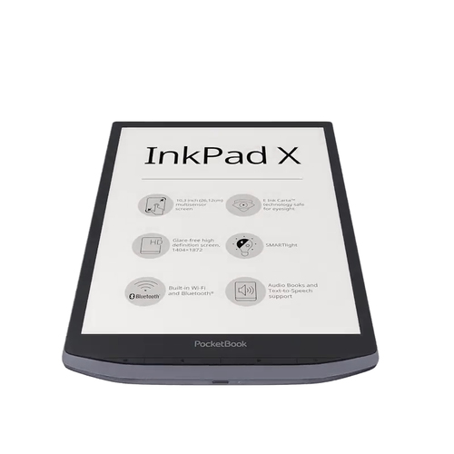 Lettore eBook PocketBook InkPad X Metallic Grey [PB1040-J-WW]