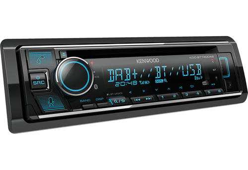 Autoradio Kenwood KDC-BT740DAB Ricevitore multimediale per auto Nero 50 W Bluetooth