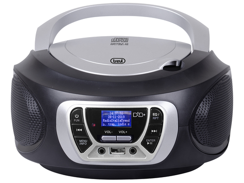 Radio CD Trevi CMP 510 DAB Digitale 3 W DAB, DAB+, FM Nero Riproduzione MP3