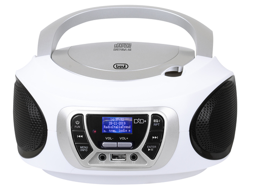 Radio CD Trevi CMP 510 DAB Digitale 3 W DAB, DAB+, FM Bianco Riproduzione MP3