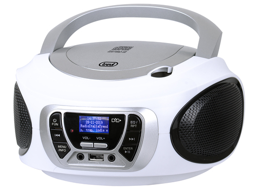 Radio CD Trevi CMP 510 DAB Digitale 3 W DAB, DAB+, FM Bianco Riproduzione MP3