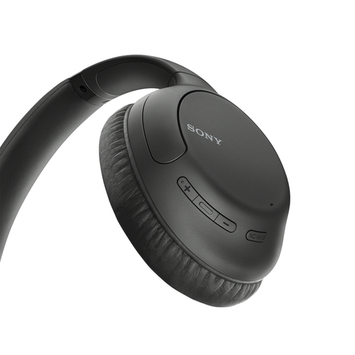 Cuffia con microfono Sony WH CH710 N - Cuffie bluetooth senza fili, over ear, Noise Cancelling, integrato e batteria fino a 35 ore (Nero) [WHCH710NB]