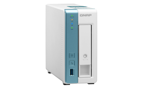 QNAP TS-131K server NAS e di archiviazione Tower Collegamento ethernet LAN Turchese, Bianco Alpine AL-214 [TS-131K]