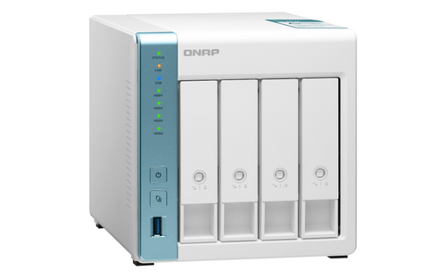 QNAP TS-431K server NAS e di archiviazione Tower Collegamento ethernet LAN Bianco Alpine AL-214 [TS-431K]