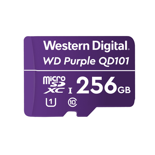 Memoria flash Western Digital WD Purple SC QD101 256 GB MicroSDXC Classe 10 [WDD256G1P0C]