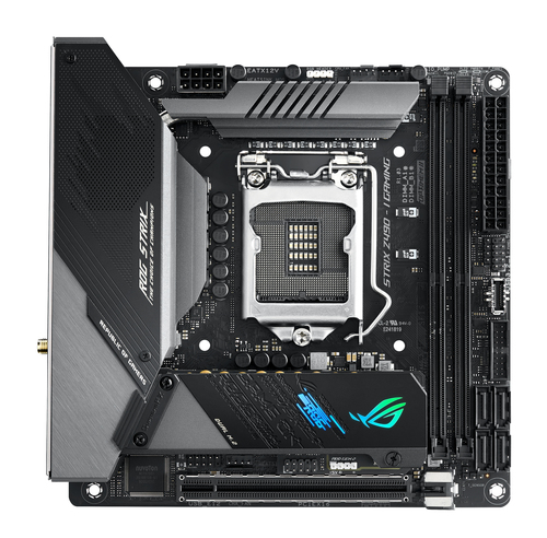 Scheda madre ASUS ROG STRIX Z490-I GAMING Intel Z490 LGA 1200 (Socket H5) mini ITX [90MB13A0-M0EAY0]