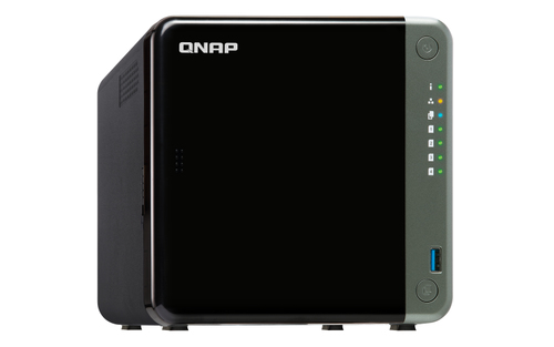 Server NAS QNAP TS-453D Tower Collegamento ethernet LAN Nero J4125 [TS-453D-4G]