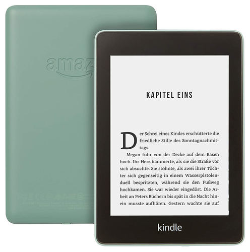 Lettore eBook Amazon Kindle Paperwhite lettore e-book Touch screen 8 GB Wi-Fi Nero, Verde [B084125683]