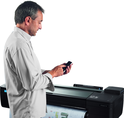 HP Designjet T730 36 stampante grandi formati Getto termico d'inchiostro A colori 2400 x 1200 DPI A0 (841 1189 mm) Collegamento ethernet LAN [F9A29D]