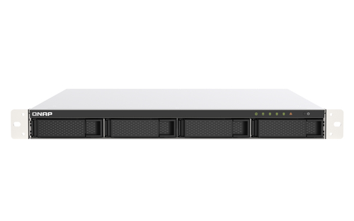 Server NAS QNAP TS-453DU Rack (1U) Collegamento ethernet LAN Nero, Grigio J4125 [TS-453DU-4G]