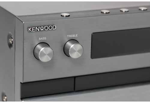 Kenwood M-918DAB-H set audio da casa Microsistema per la 10 W Alluminio, Nero [M-918DAB-H]