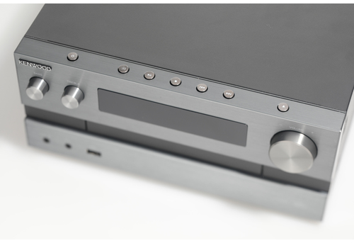 Kenwood M-918DAB-H set audio da casa Microsistema per la 10 W Alluminio, Nero [M-918DAB-H]