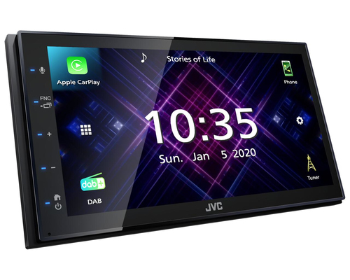 Autoradio JVC KW-M565DBT Ricevitore multimediale per auto Nero 200 W Bluetooth [KWM565DBT]