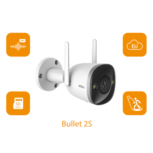 Telecamera di sicurezza Imou Bullet 2S [F26FP-0360B-IMOU]