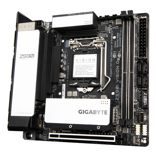 Gigabyte Z590I VISION D scheda madre Intel Z590 LGA 1200 (Socket H5) mini ITX [Z590I D]