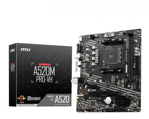 MSI A520M PRO-VH scheda madre AMD A520 Presa AM4 micro ATX [A520M PRO-VH]
