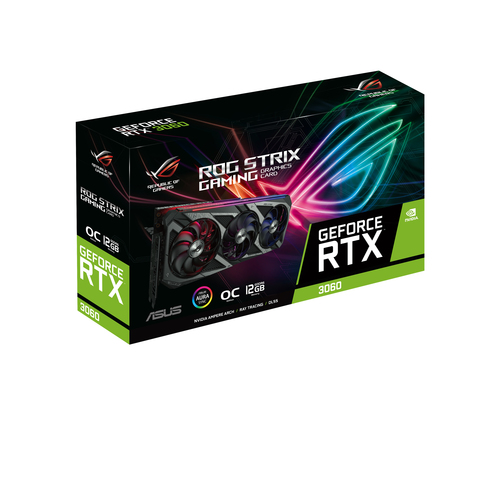 Scheda video ASUS ROG -STRIX-RTX3060-O12G-V2-GAMING NVIDIA GeForce RTX 3060 12 GB GDDR6 [90YV0GC2-M0NA10]