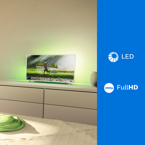 Philips 6900 series Ambilight TV 32” Android - 32PFS6906/12 Full HD Wi-Fi Argento [32PFS6906/12]