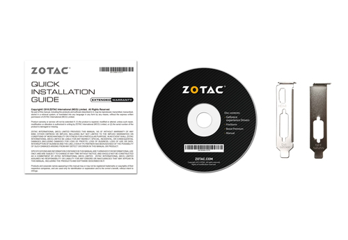 Scheda video Zotac GeForce GT 710 NVIDIA 2 GB GDDR3 [ZT-71310-10L]