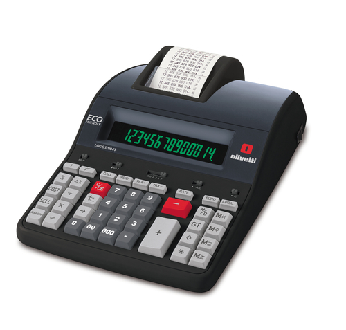 Olivetti Logos 904T calcolatrice Tasca Calcolatrice con stampa Nero [B5896]