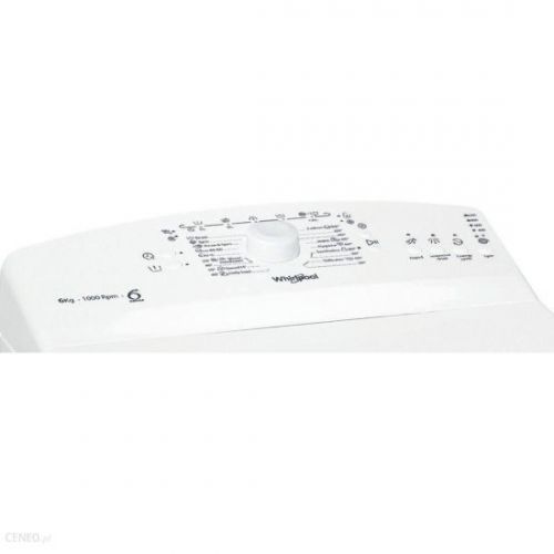 Whirlpool TDLR 6030L PL/N lavatrice Libera installazione Caricamento dall'alto 6 kg 1000 Giri/min Bianco pannello in polacco [TDLR PL/N]