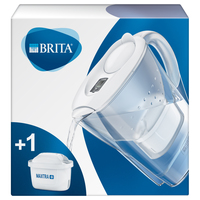 Brita Marella Caraffa filtrante Trasparente, Bianco 2,4 L