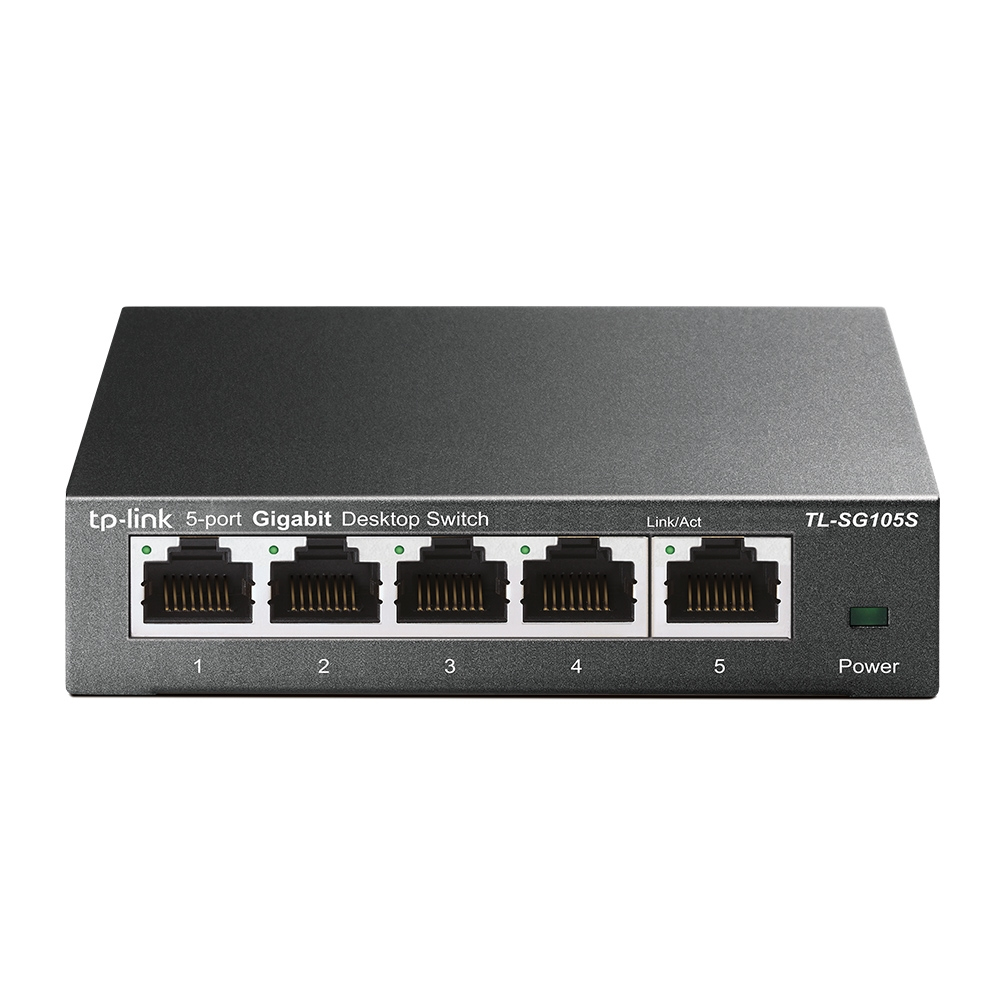 TP-LINK Switch di rete Tp Link Desktop Gigabit TL-SG105S- 5Porte Ethernet (1000Base-TX) N/D